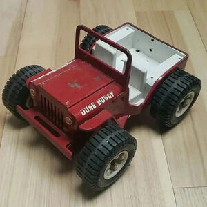 Vintage Tonka 1970's Mr-970 Pressed Steel Red Dune Buggy Jeep